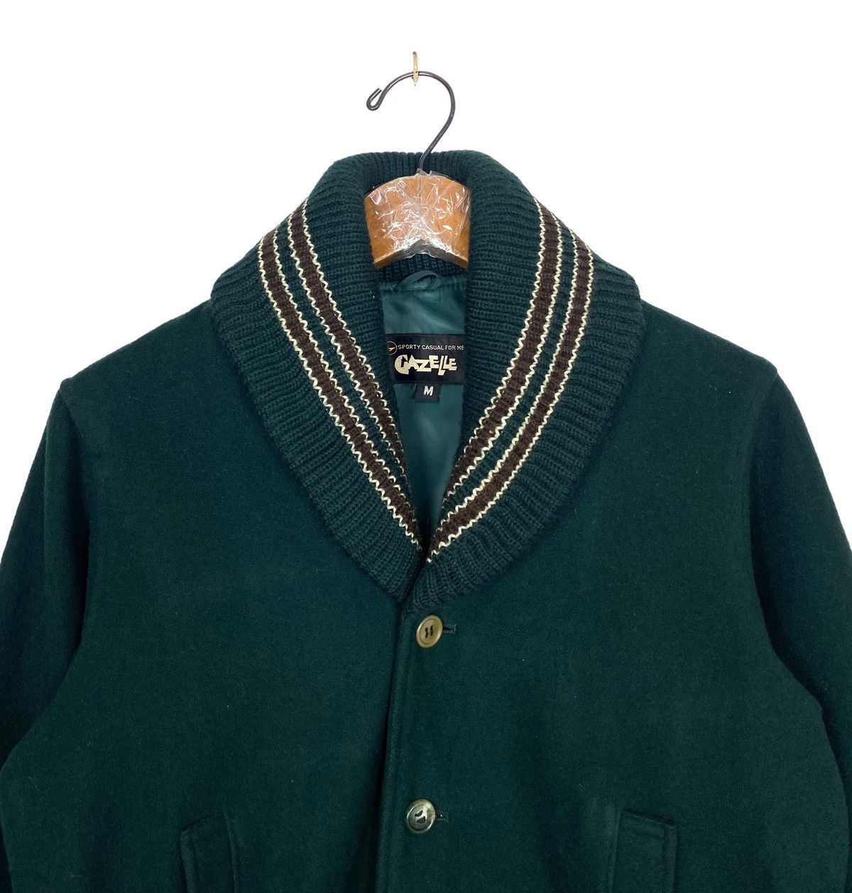 Japanese Brand Rare‼️ Vintage Gazelle Wool Jacket Made in Japan Size US S / EU 44-46 / 1 - 4 Thumbnail