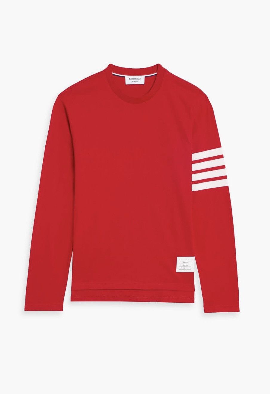 Thom Browne Thom browne 4 bar long sleeve shirt 2003 rugby NY red L/S Size US S / EU 44-46 / 1 - 1 Thumbnail