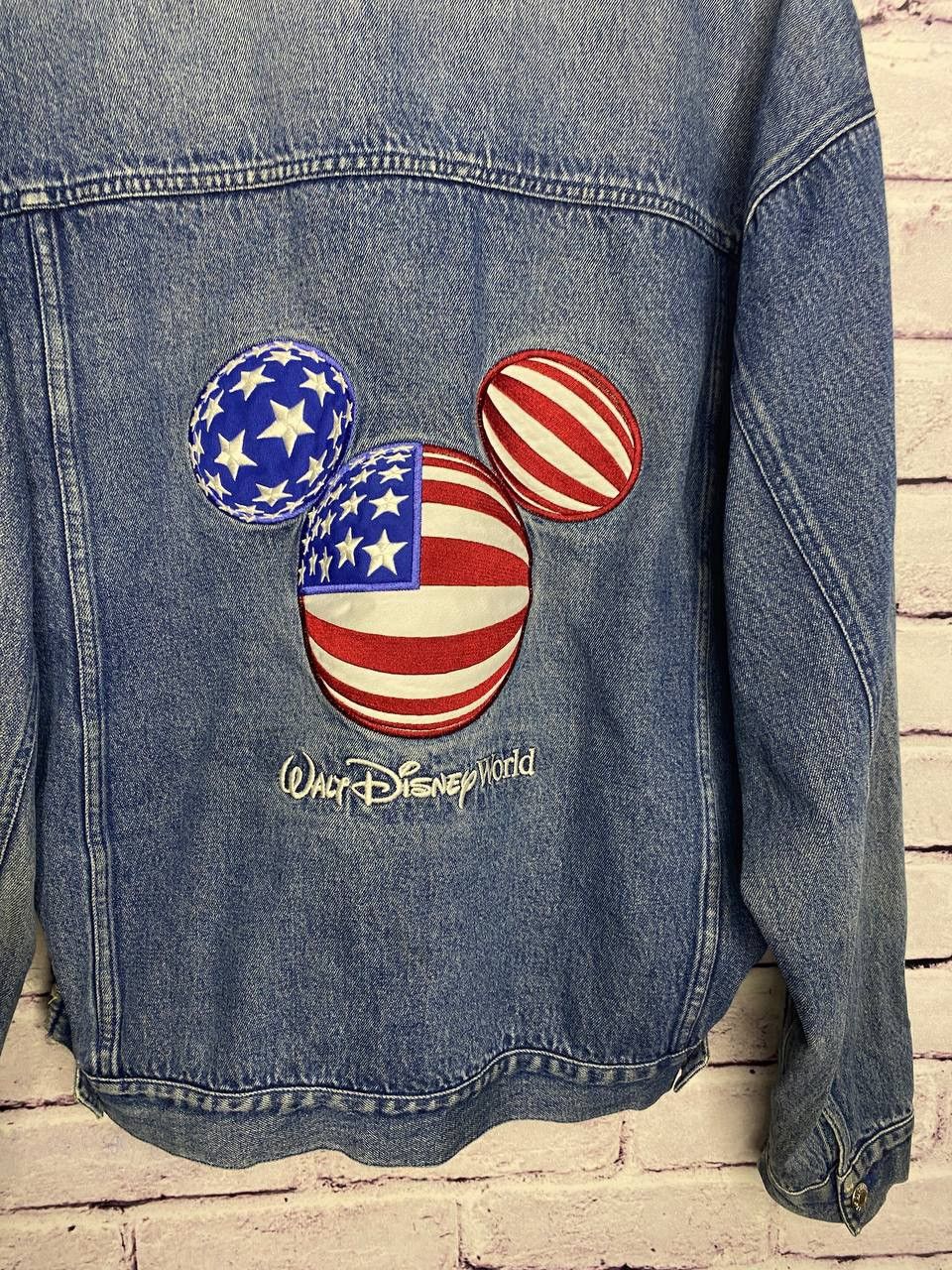 Disney Womens Vintage Denim Jacket Micky Mouse Disney cartoon Size L / US 10 / IT 46 - 20 Thumbnail