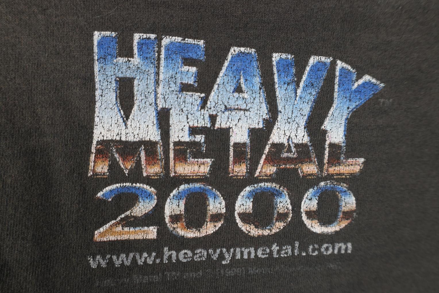 Vintage Vintage 90s Winterland Metal 2000 Movie Comic T-Shirt Black Size US XL / EU 56 / 4 - 14 Thumbnail