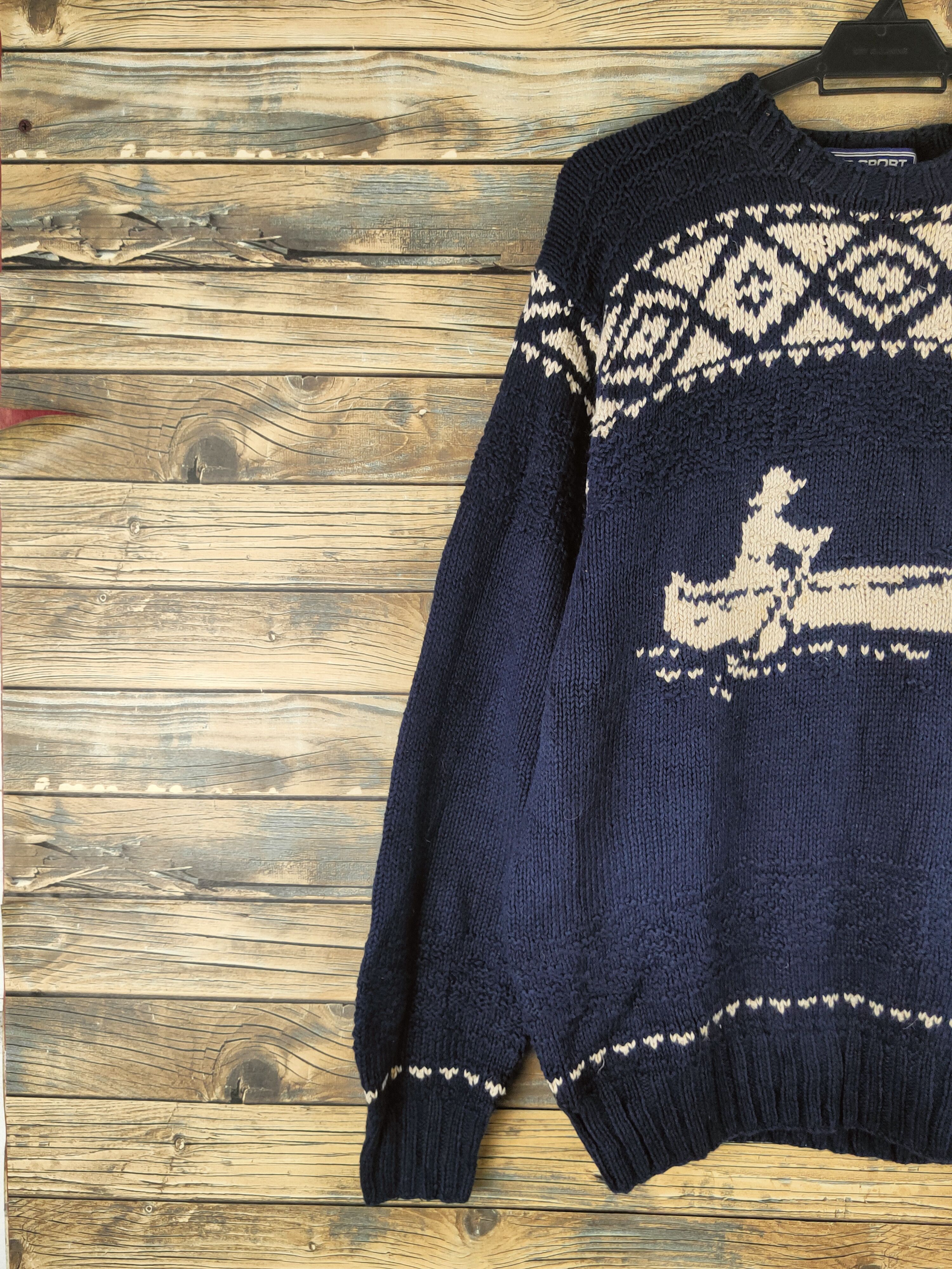 Ralph Lauren DL Ralph Lauren Navy Polo Sport Knitwear Sweatshirts #46-139 Size US L / EU 52-54 / 3 - 3 Thumbnail