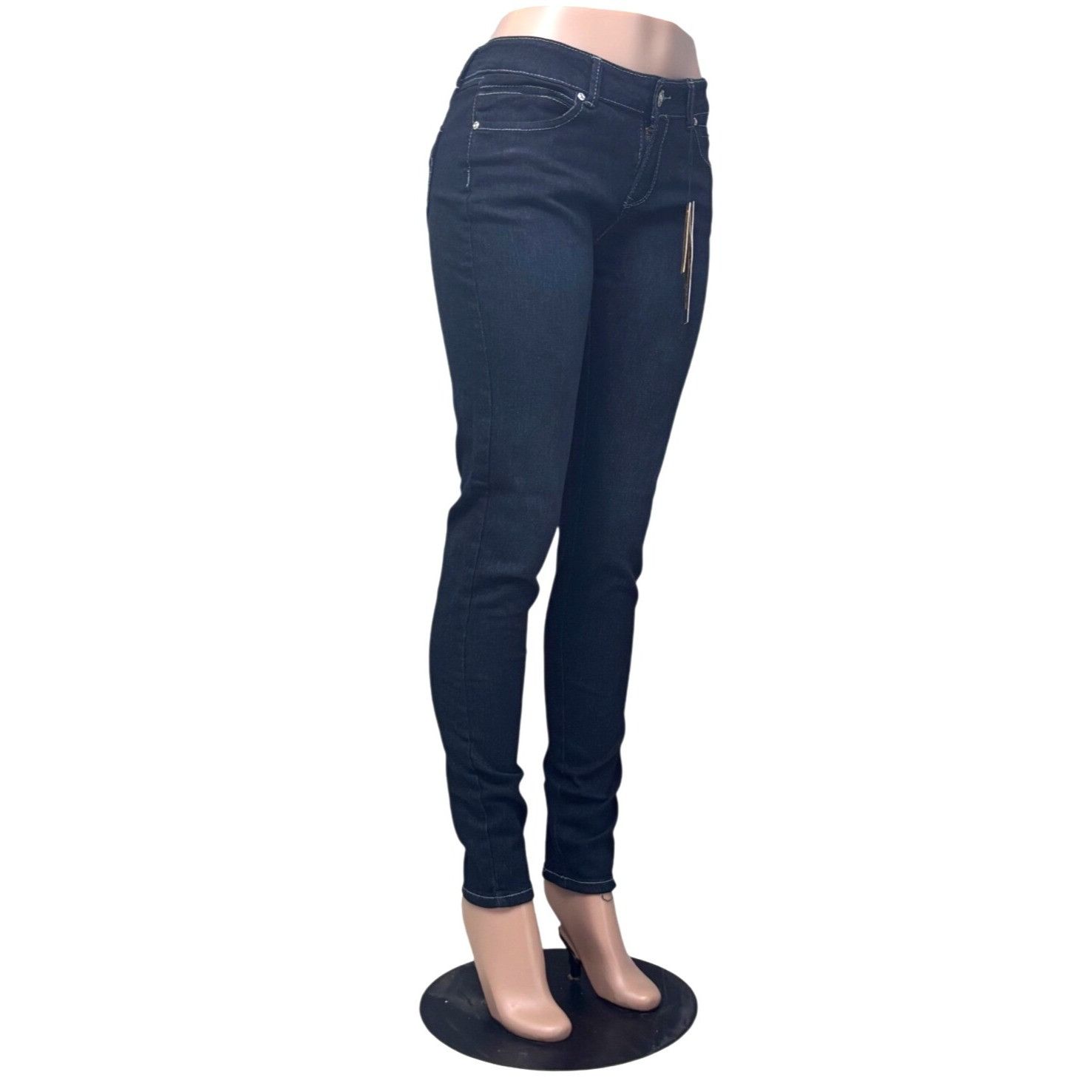 Other Out Jeans Women’s Dark Wash Stretch Skinny Jeans (Jeggings), Size 30" / US 8 / IT 44 - 2 Thumbnail