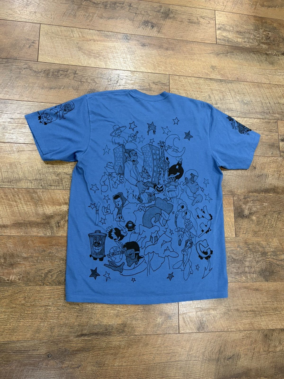 Supreme Supreme Downtown AOP Graphic Tee Blue Large All Over Print Size US L / EU 52-54 / 3 - 2 Thumbnail