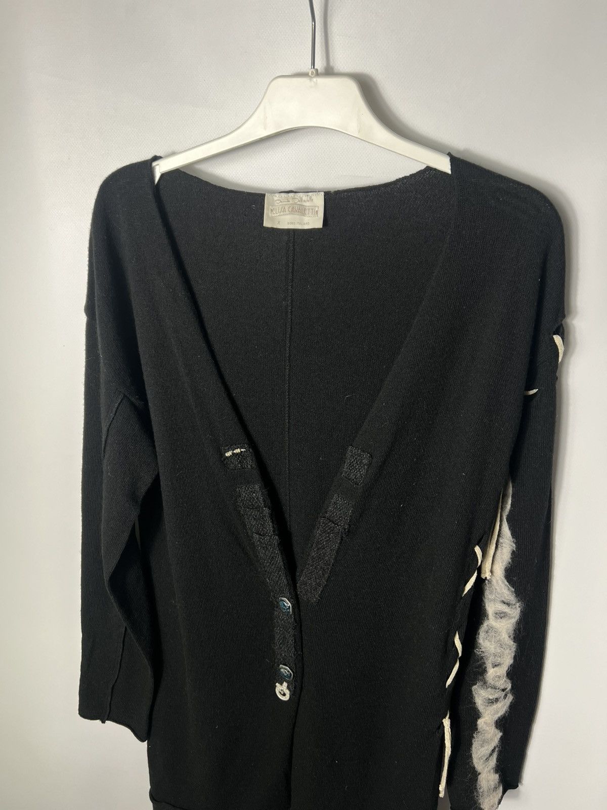 Elisa Cavaletti Vintage luxury designer Avant Garde Elisa Cavaletti Cardigan Size M / US 6-8 / IT 42-44 - 2 Thumbnail