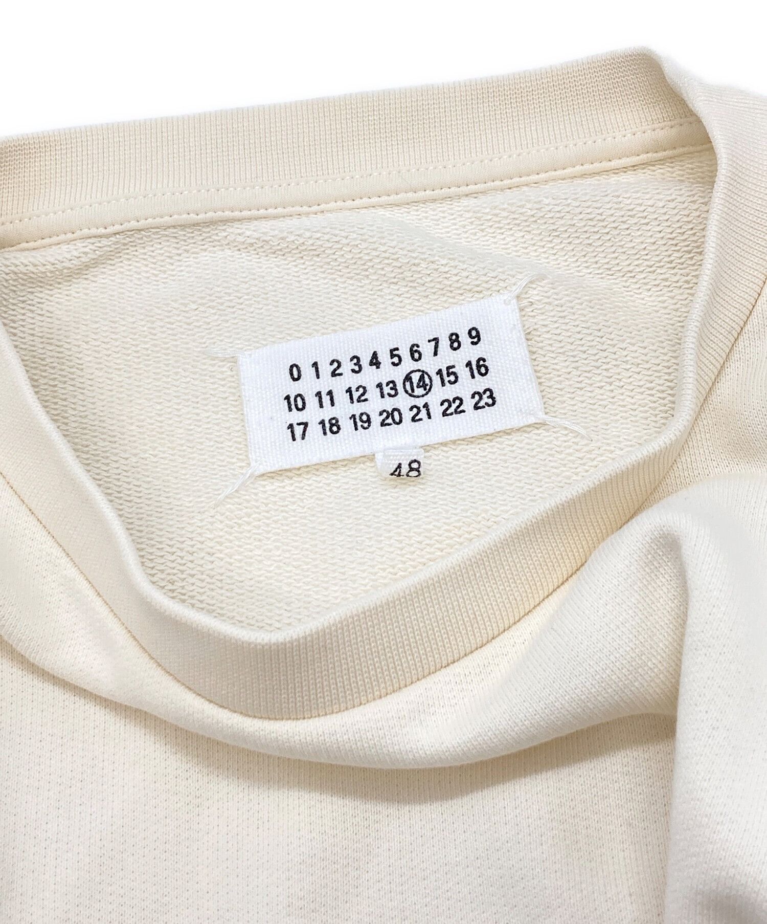 Maison Margiela Maison Margiela Elbow Patch Sweatshirt White Size 48 M Size US M / EU 48-50 / 2 - 3 Thumbnail