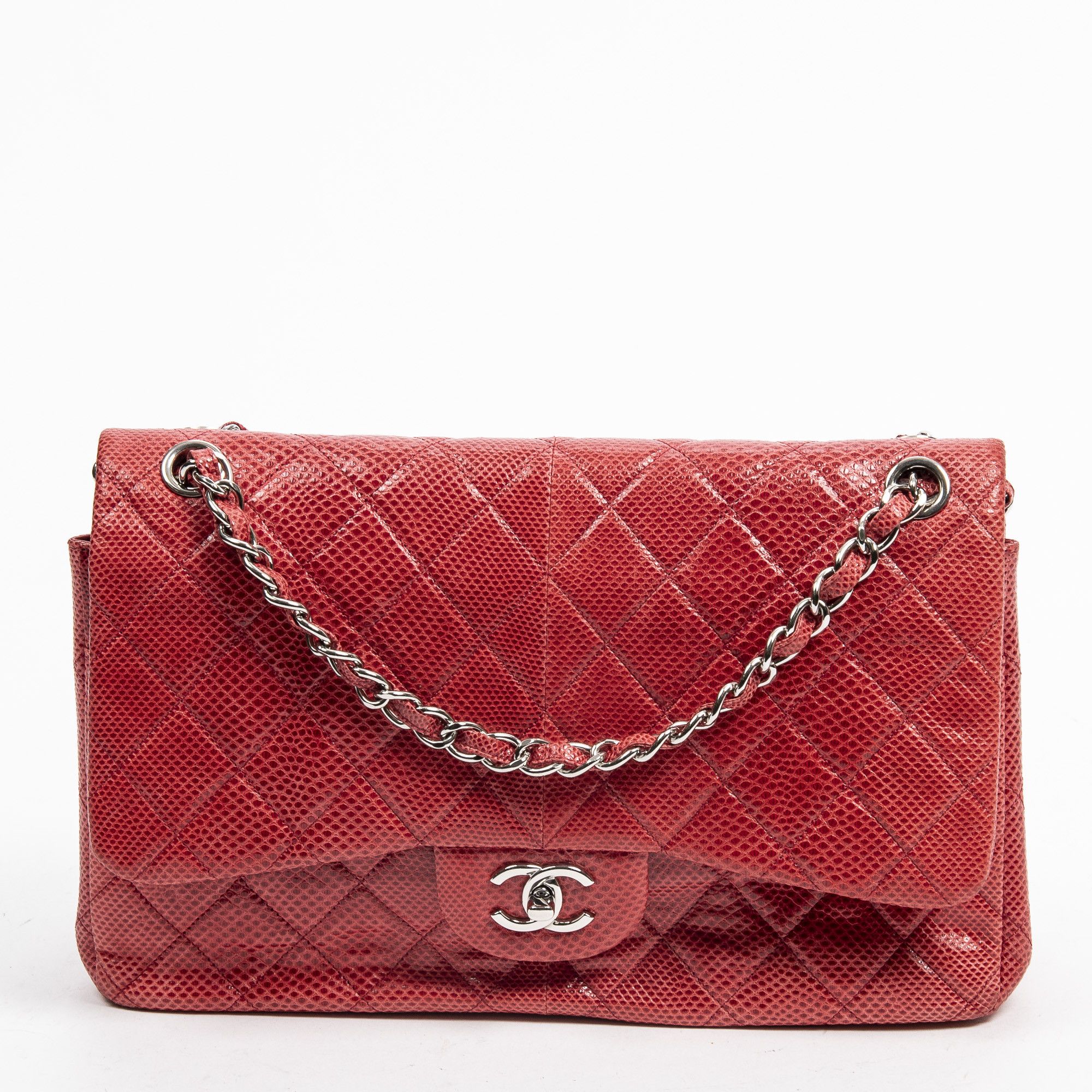 Chanel Ltd. Ed. Lizard Skin Jumbo Classic Double Flap Size ONE SIZE - 1 Thumbnail