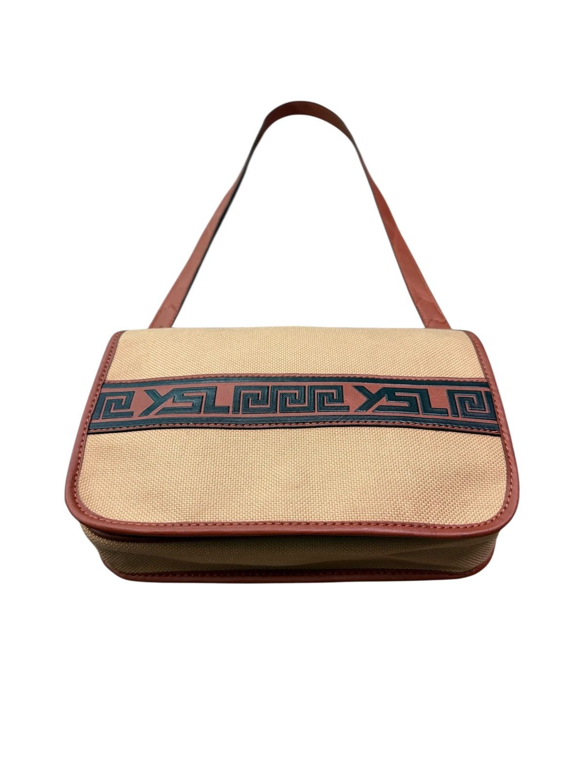 Yves Saint Laurent RARE YVES SAINT LAURENT CANVAS SHOULDER BAG Size ONE SIZE - 4 Thumbnail