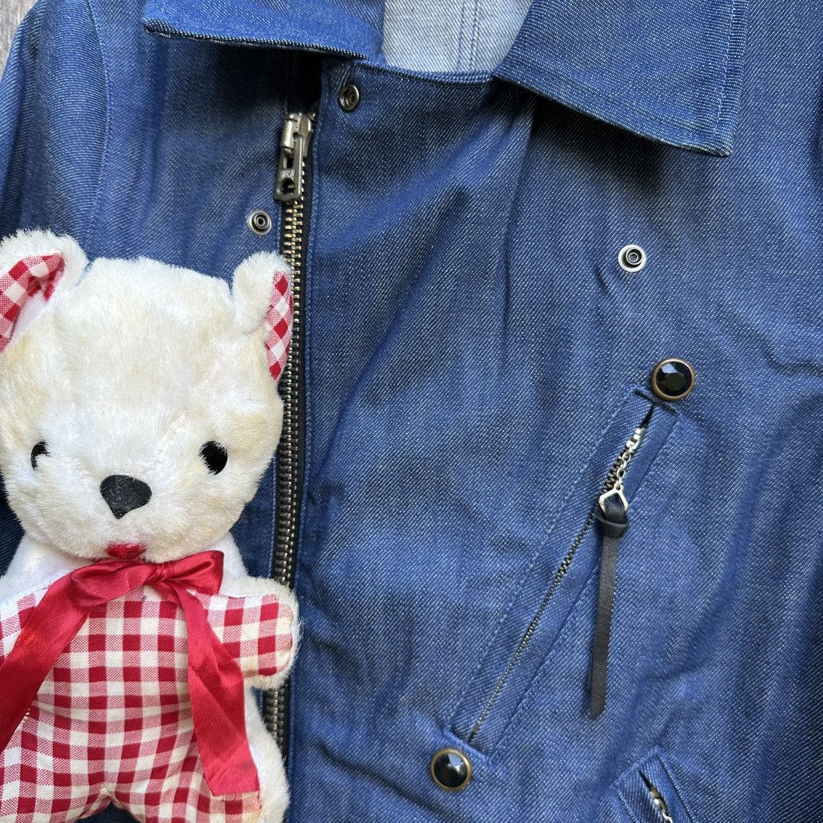 Kapital Storm Rider Stuffed Teddy Bear Biker studded jewel jacket Size US S / EU 44-46 / 1 - 10 Thumbnail