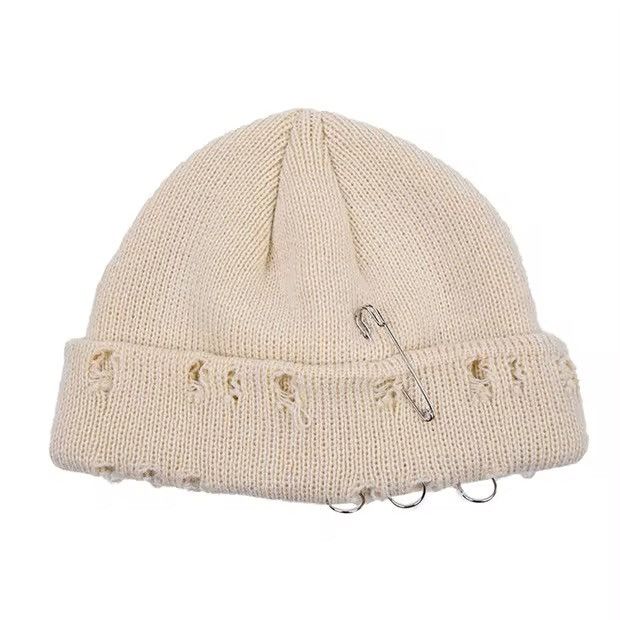 Jewelry × Vintage Y2K Knitted Hat Women Fashion Warm Thick Size ONE SIZE - 1 Thumbnail