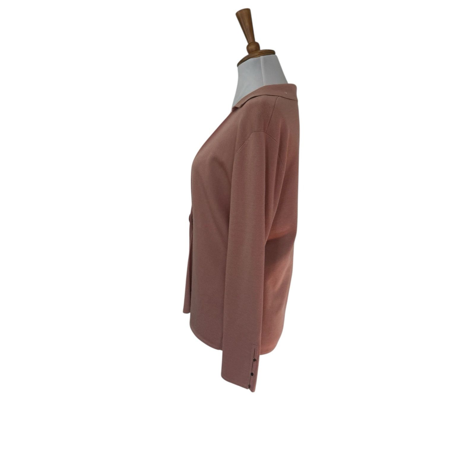 Anne Klein Vintage 90s Blush Pink Anne Klein Cardigan Sweater M Size S / US 4 / IT 40 - 5 Thumbnail