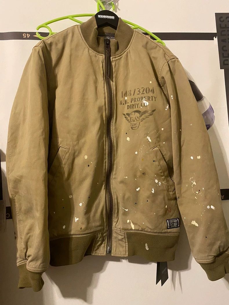 Neighborhood Neighborhood 08AW MA1 Bomber Jacket M - dmc Size US M / EU 48-50 / 2 - 1 Thumbnail