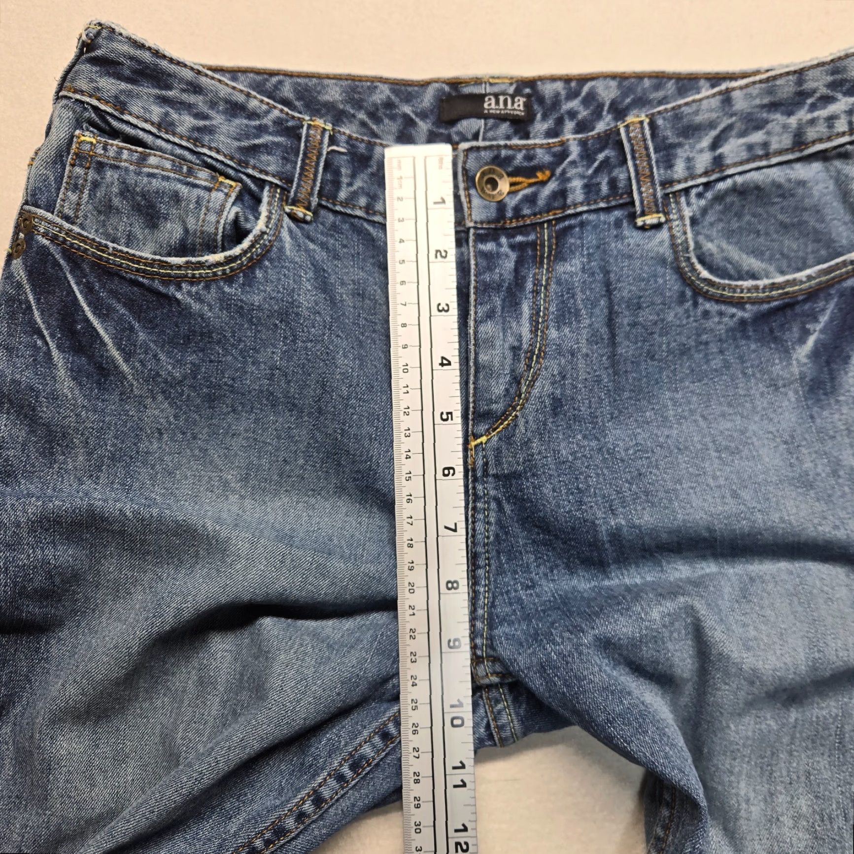 Vintage A.N.A Capri Jeans Low Rise Medium Wash Women's Size 4 Blue Capri Jeans 5-Pocket Denim Vintage: No Mens Womens Boys Girls Size 27" / US 4 / IT 40 - 5 Thumbnail