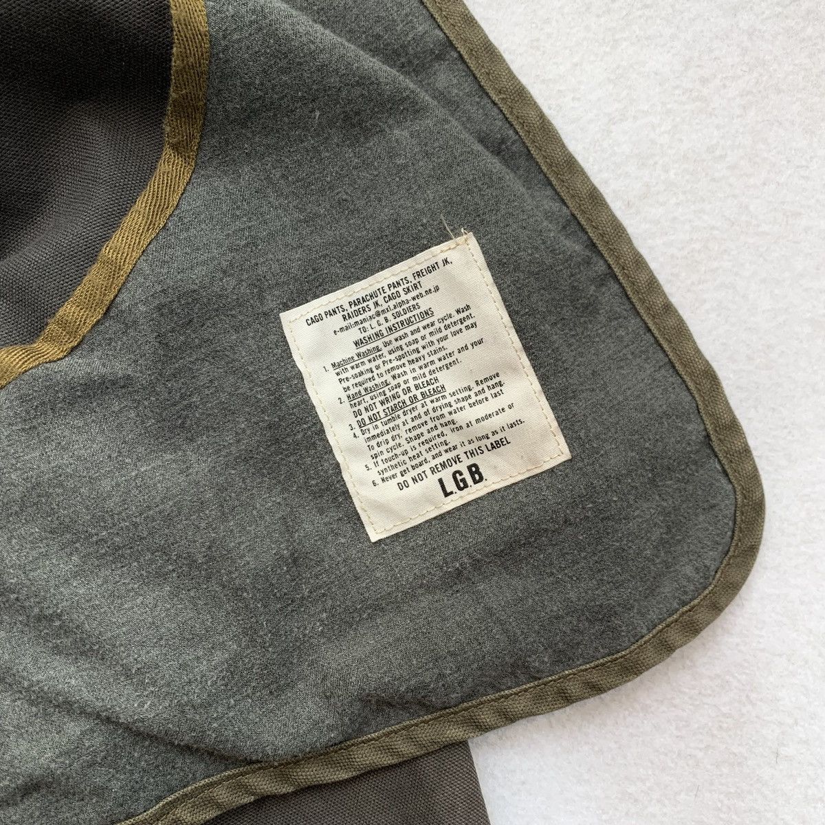 Le Grande Bleu (L.G.B.) L.G.B (Le Grand Bleu) Gas Mask Cargo Parachute Jacket Size US XS / EU 42 / 0 - 8 Thumbnail