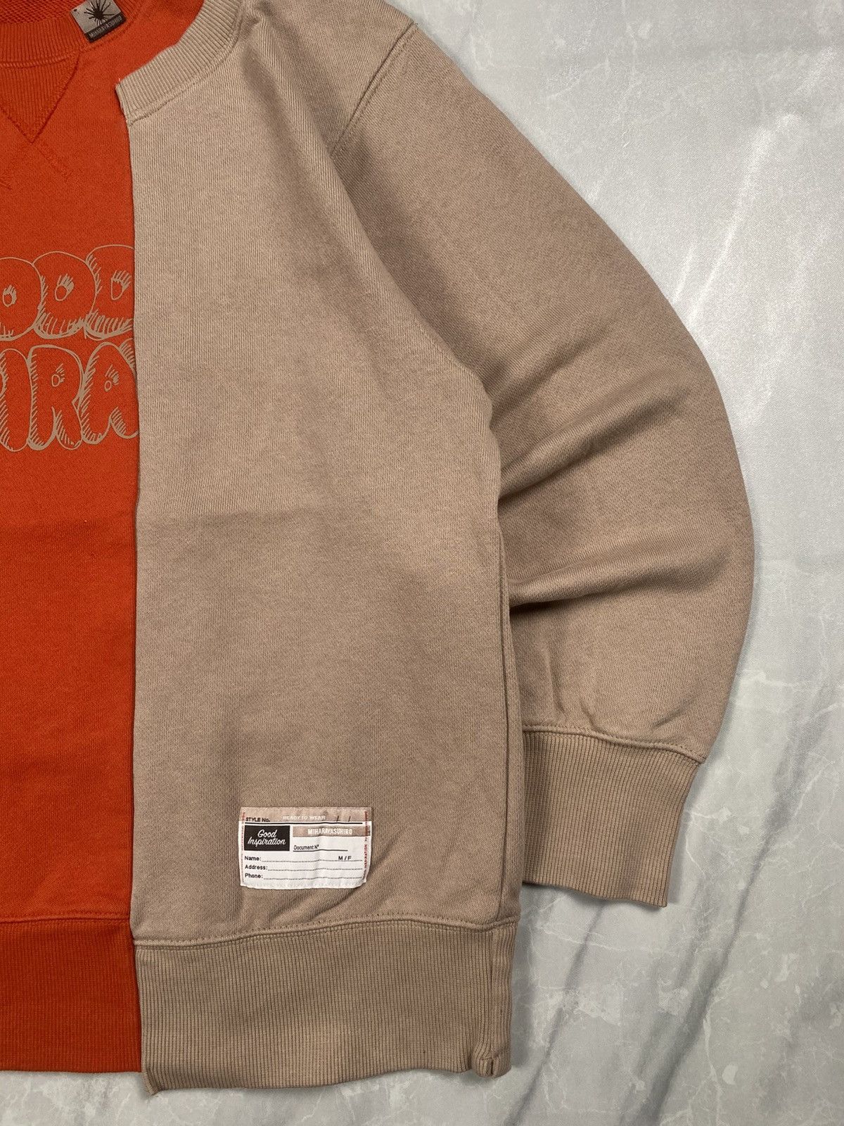 Maison MIHARA YASUHIRO Miharayasuhiro Split Assymetric Rework Crewneck Size US M / EU 48-50 / 2 - 2 Thumbnail