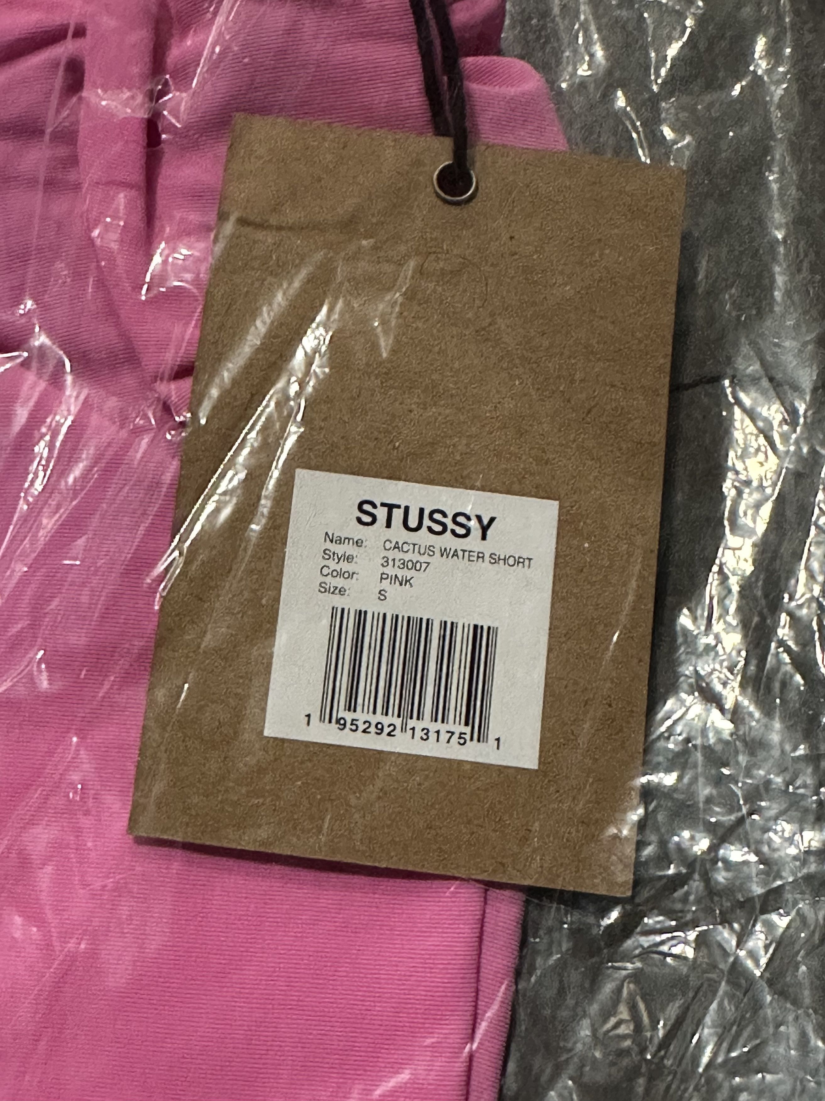 Cactus Plant Flea Market × Stussy CPFM STUSSY PINK WATER SHORT SMALL Size US 28 / EU 44 - 3 Thumbnail
