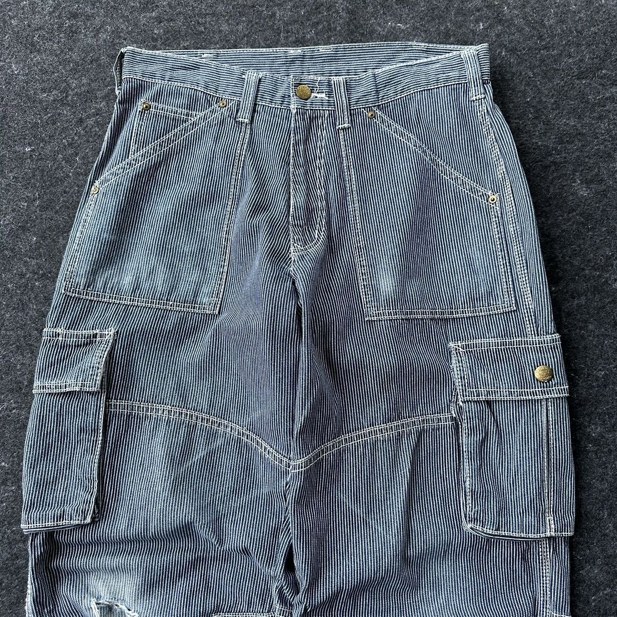 JNCO Vintage Dogman Hickory Baggy Cargo Pant D664 Size US 30 / EU 46 - 5 Thumbnail