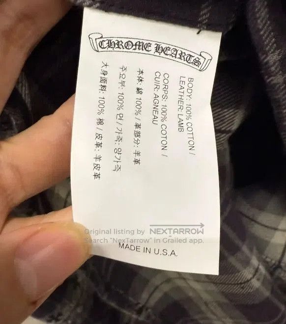 Chrome Hearts chrome hearts black gray cross patch shirt. Size US L / EU 52-54 / 3 - 6 Thumbnail