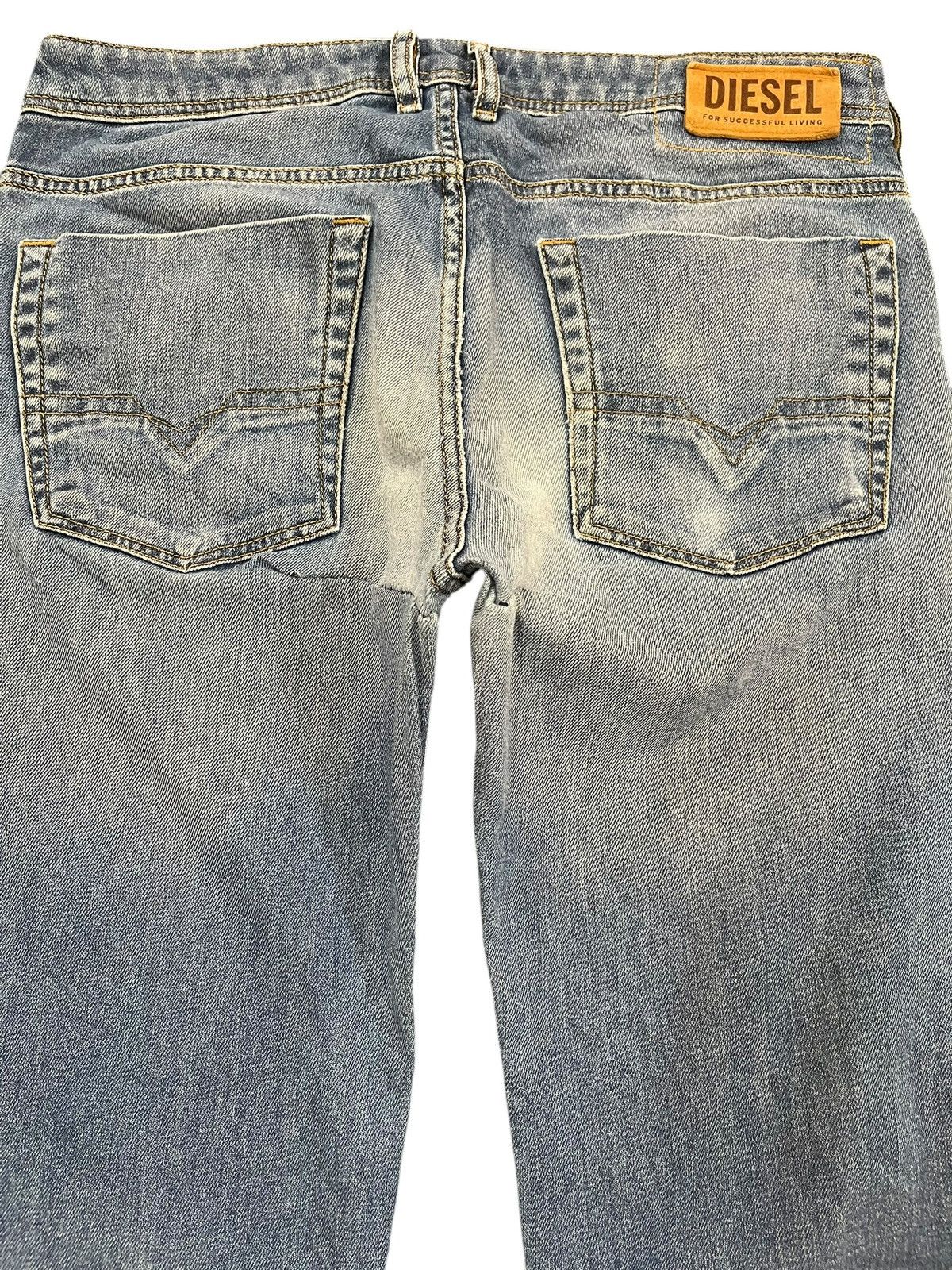 Diesel × Diesel Black Gold Vintage Diesel Zatiny Flare Faded Denim Size US 33 - 6 Thumbnail