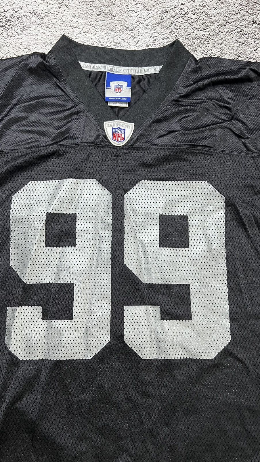 Reebok VTG 90’s Oakland Raiders NFL Warren Sapp reebok jersey Size US XL / EU 56 / 4 - 3 Thumbnail