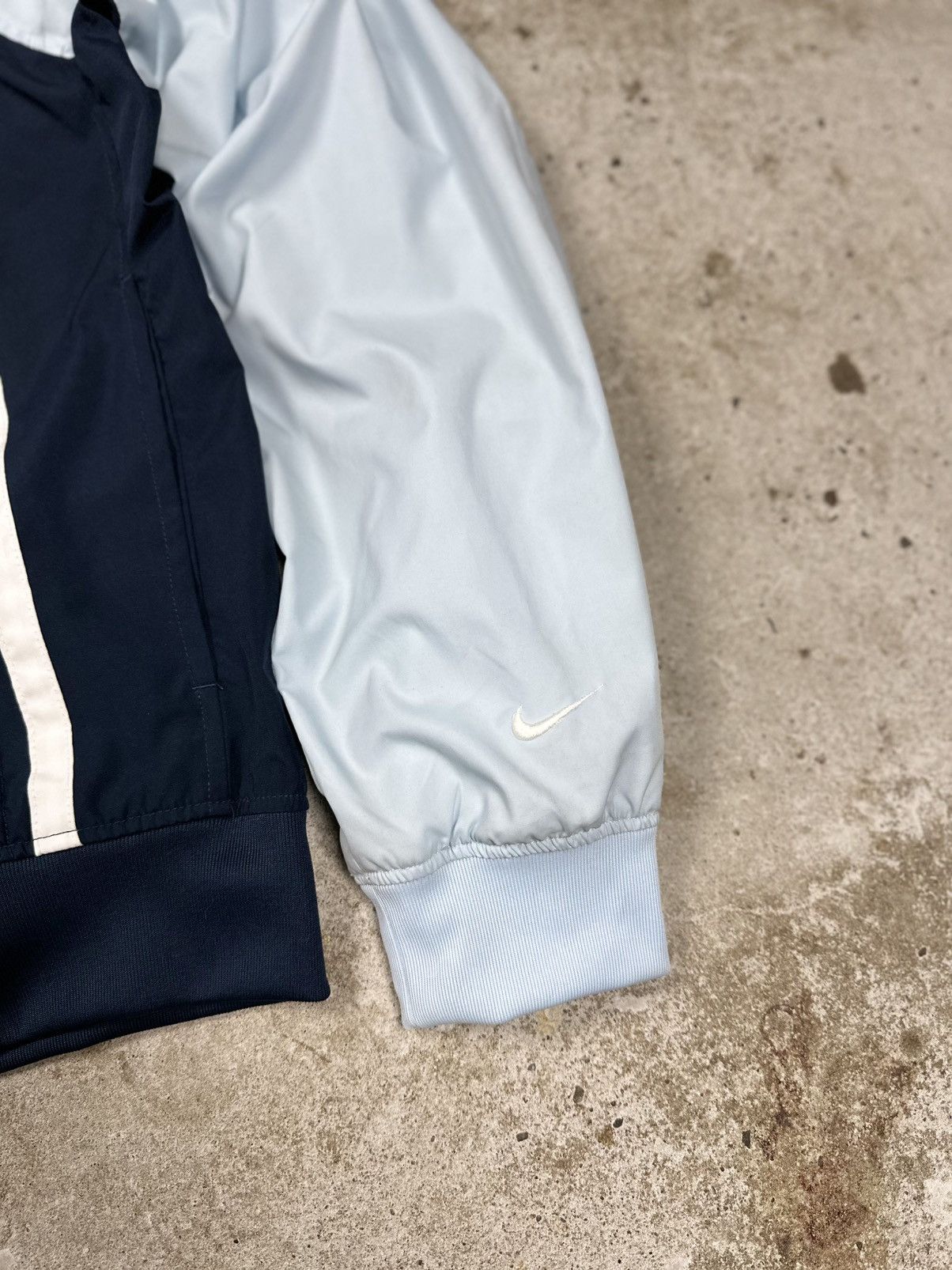 Nike × Vintage Vintage Y2K Nike Baby Blue Track Jacket Swoosh rare Size US S / EU 44-46 / 1 - 3 Thumbnail