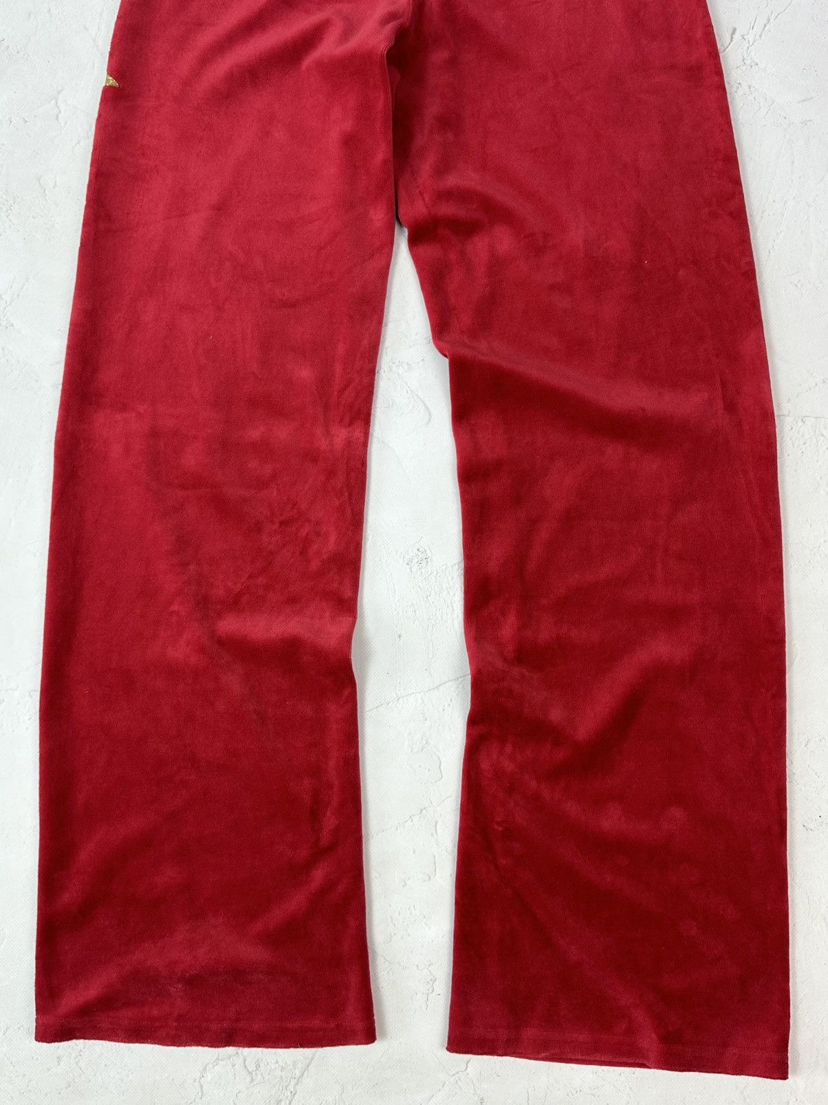 Juicy Couture Vintage Juicy Couture Velour Burgundy Pants Size 30" / US 8 / IT 44 - 9 Thumbnail