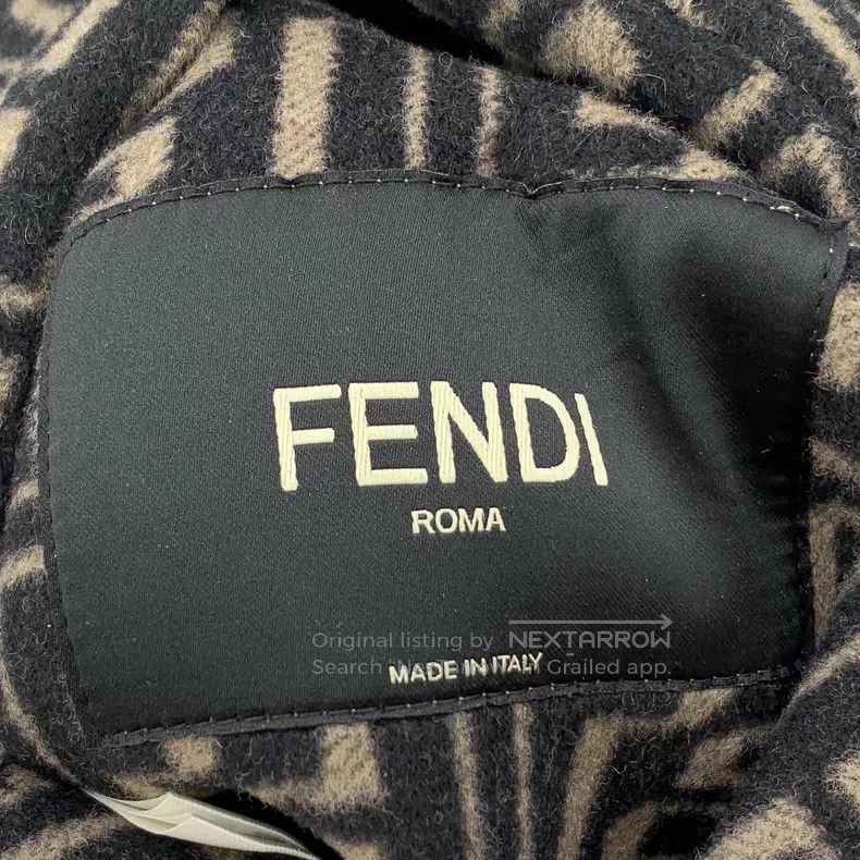 Fendi Fendi Color-block double F classic monogram printed wool h Size US M / EU 48-50 / 2 - 5 Thumbnail