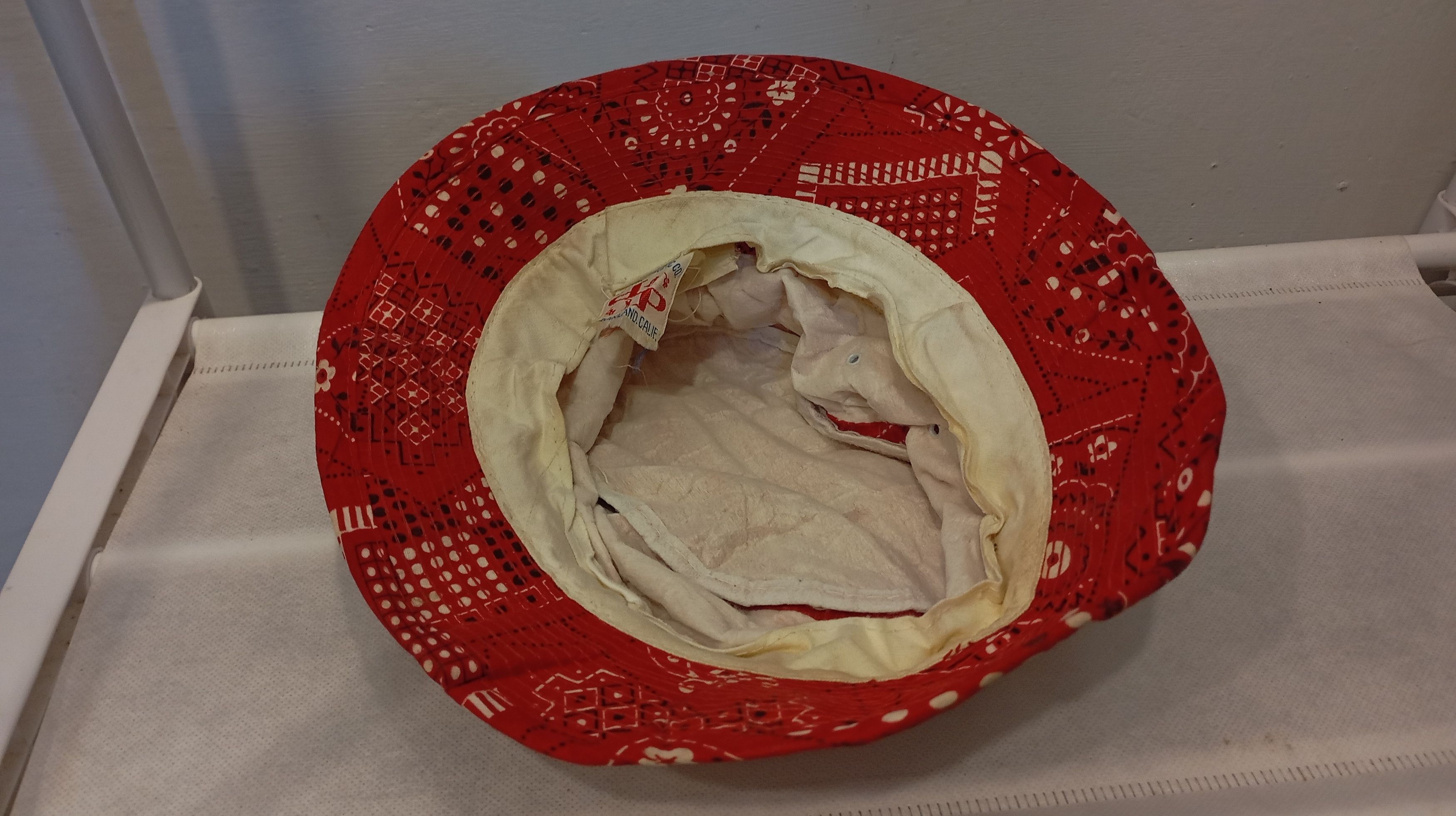 Vintage Dorfman Pacific Hat Paisley bucket Hat Size ONE SIZE - 3 Thumbnail