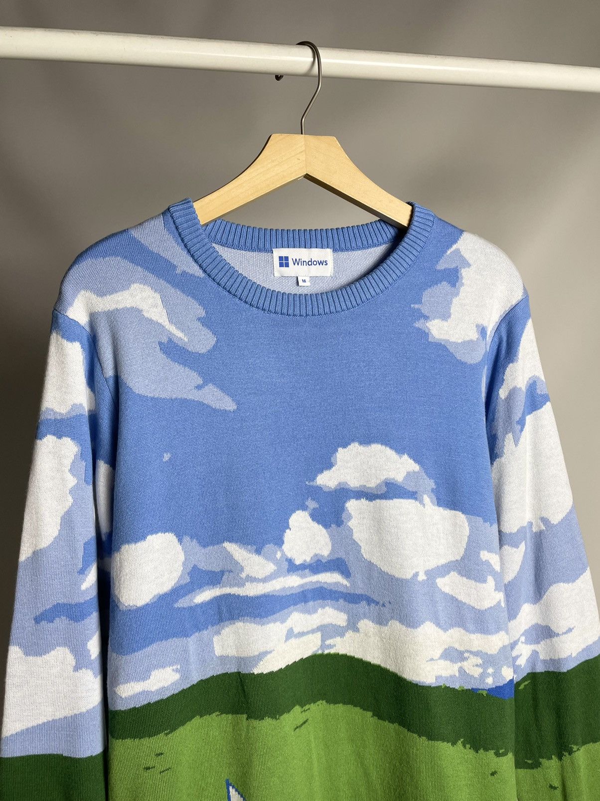 Apple × Microsoft × Supreme RARE 🌎 Microsoft Windows Wallpaper Ugly Christmas Sweater Size US M / EU 48-50 / 2 - 4 Thumbnail