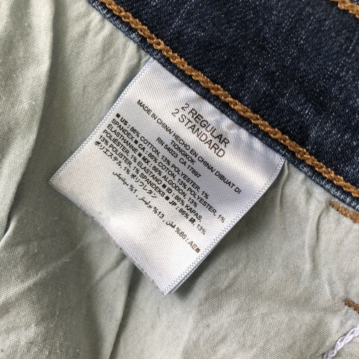 Old Navy OLD NAVY Distressed Patchwork Skinny Jeans Size 30" / US 8 / IT 44 - 14 Thumbnail