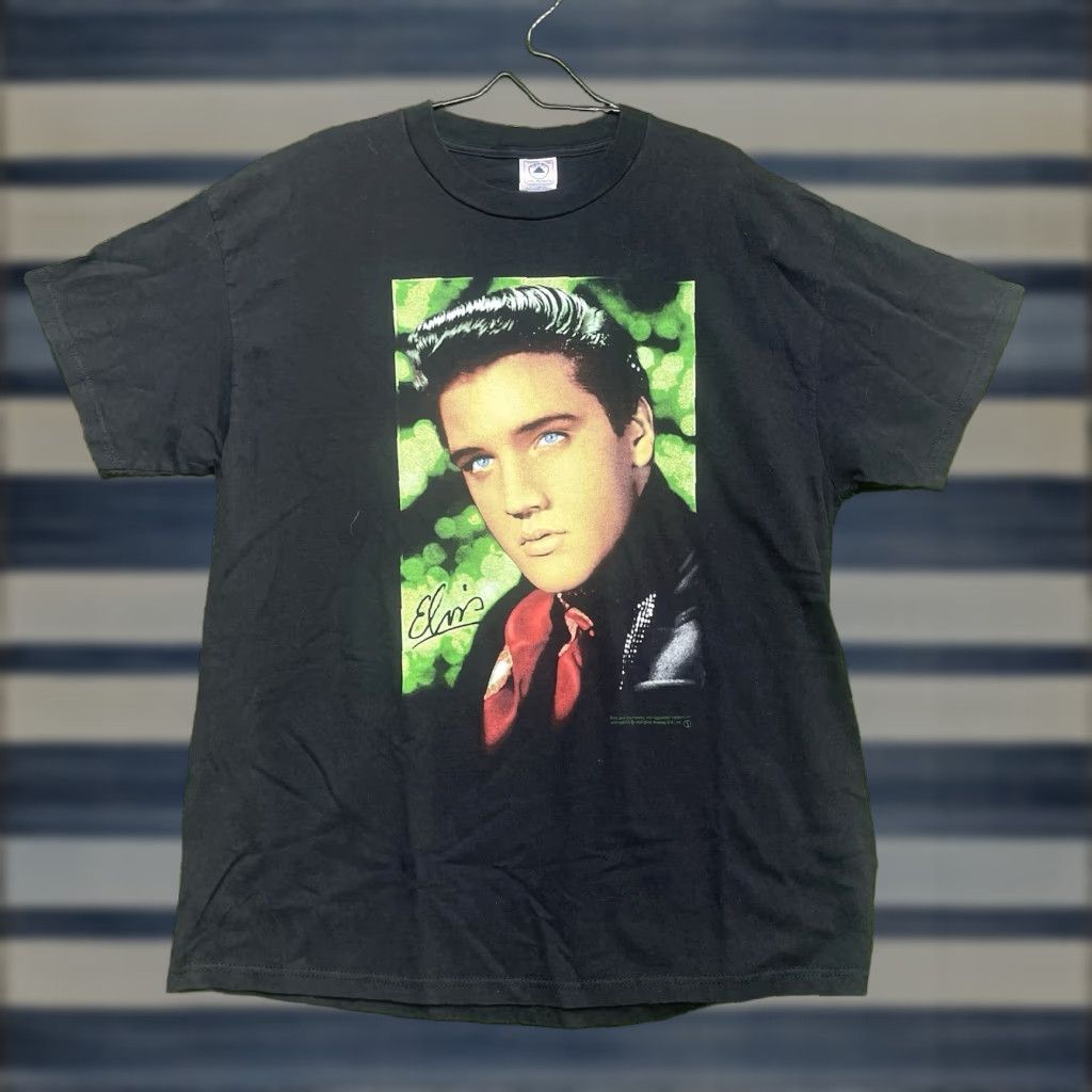 Vintage VINTAGE Elvis Presley Shirt Mens XL Delta Pro Weight 1999 Music Band Tee Size US XL / EU 56 / 4 - 1 Thumbnail
