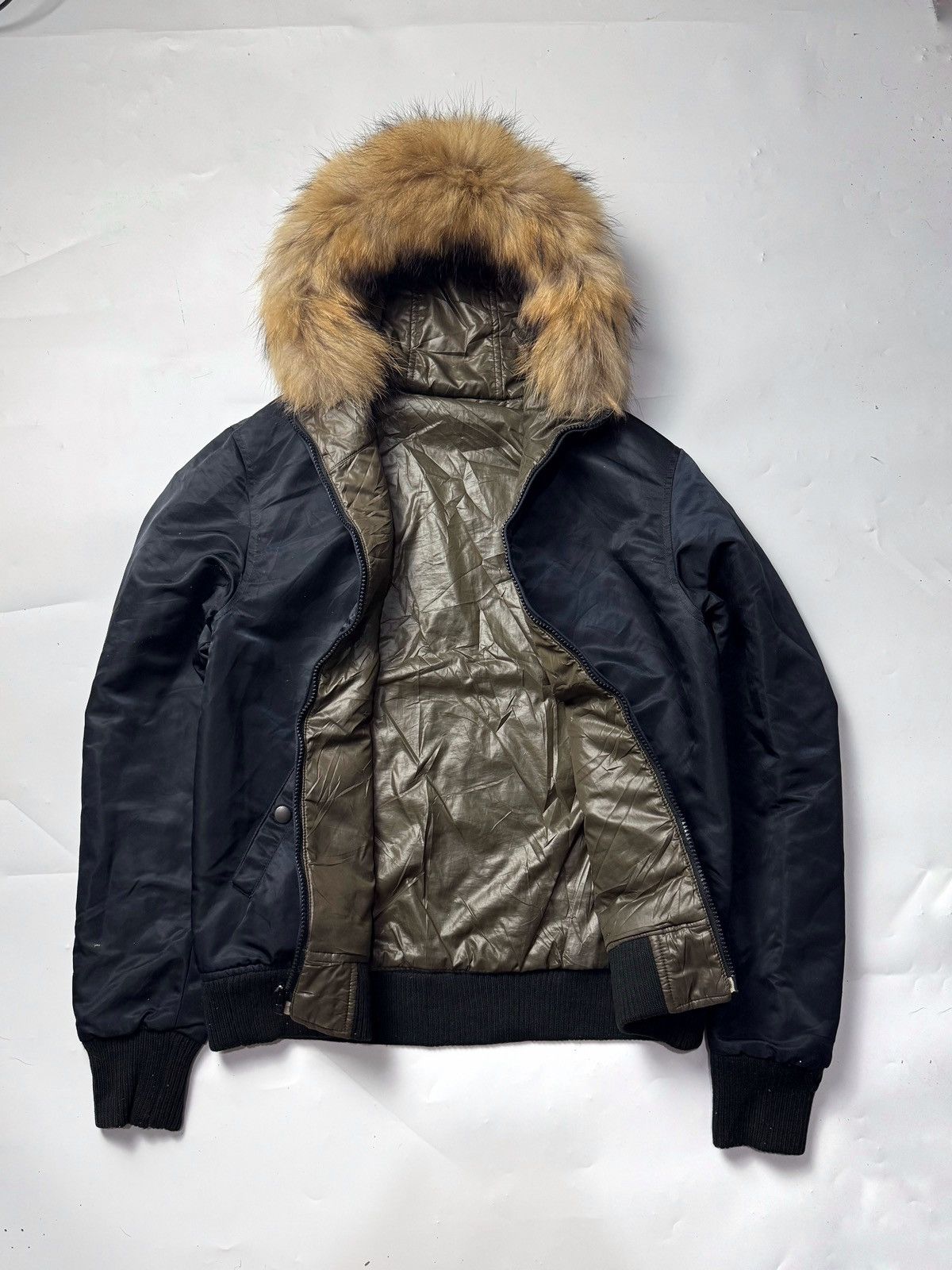 GOA Japanese Reversible Nano Universe Fur Bomber Jacket Hoodie Size US M / EU 48-50 / 2 - 2 Thumbnail