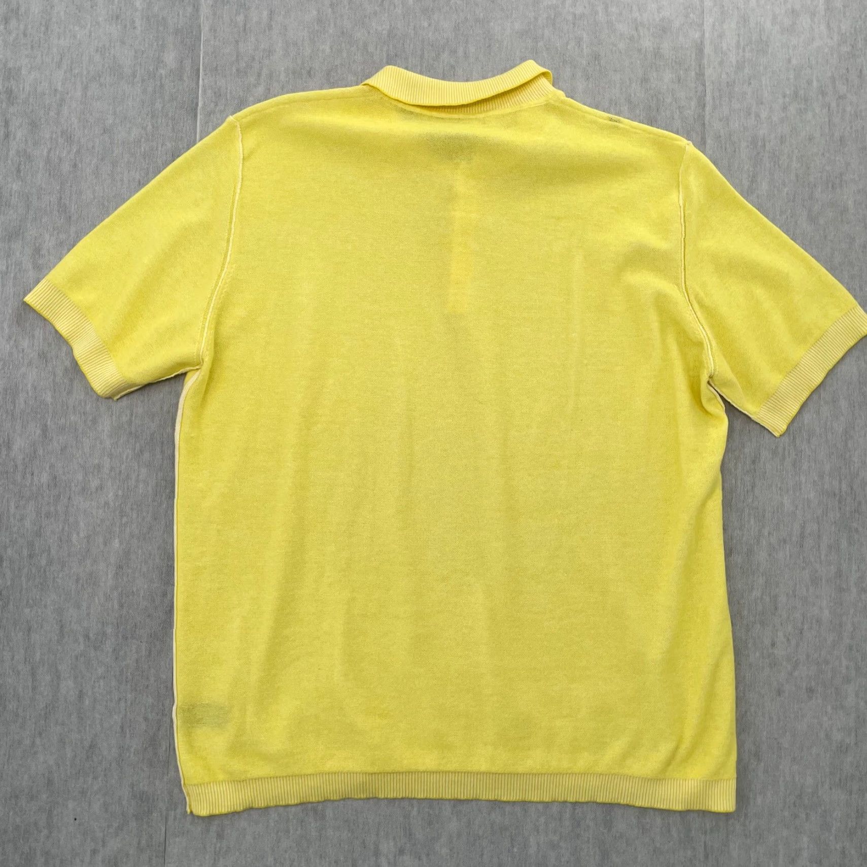 Vintage Vintage Phil Petter Polo Shirt Adult XL Cotton Knit Yellow Men’s Short Sleeve Casual Mens XL Size US XL / EU 56 / 4 - 2 Thumbnail