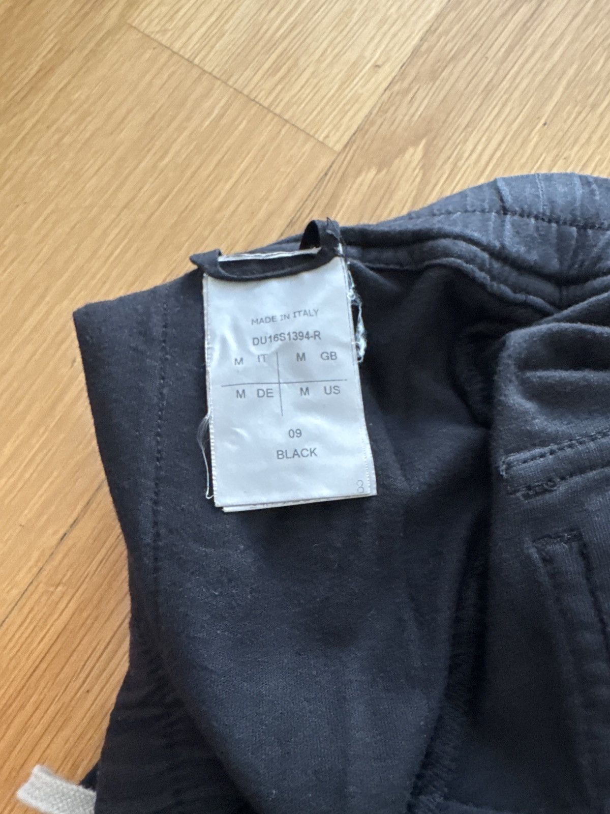 Rick Owens Drkshdw Rick Owens Darkshdw Black Prisioner Pant Size US 34 / EU 50 - 2 Thumbnail