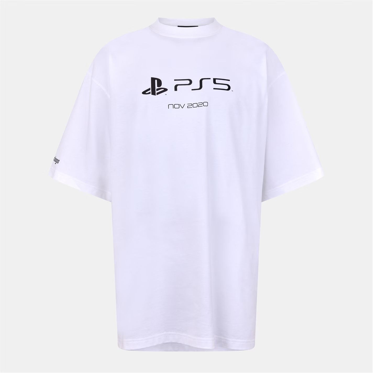 Balenciaga o1g2r1mq0226 T-Shirt In White Size US L / EU 52-54 / 3 - 1 Thumbnail