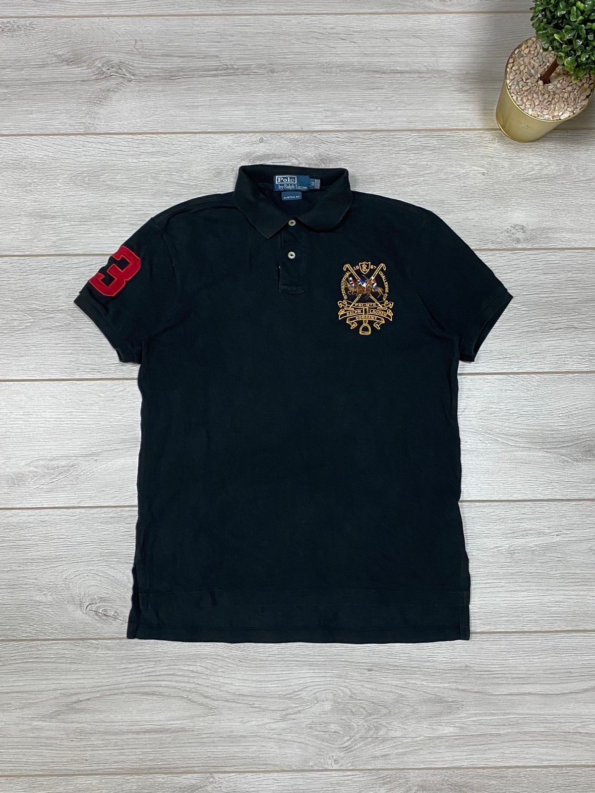 Pre-owned Polo Ralph Lauren X Vintage Polo Ralph Laurent Vintage 3 Cup Vintage Shirt Playboi Carti In Black