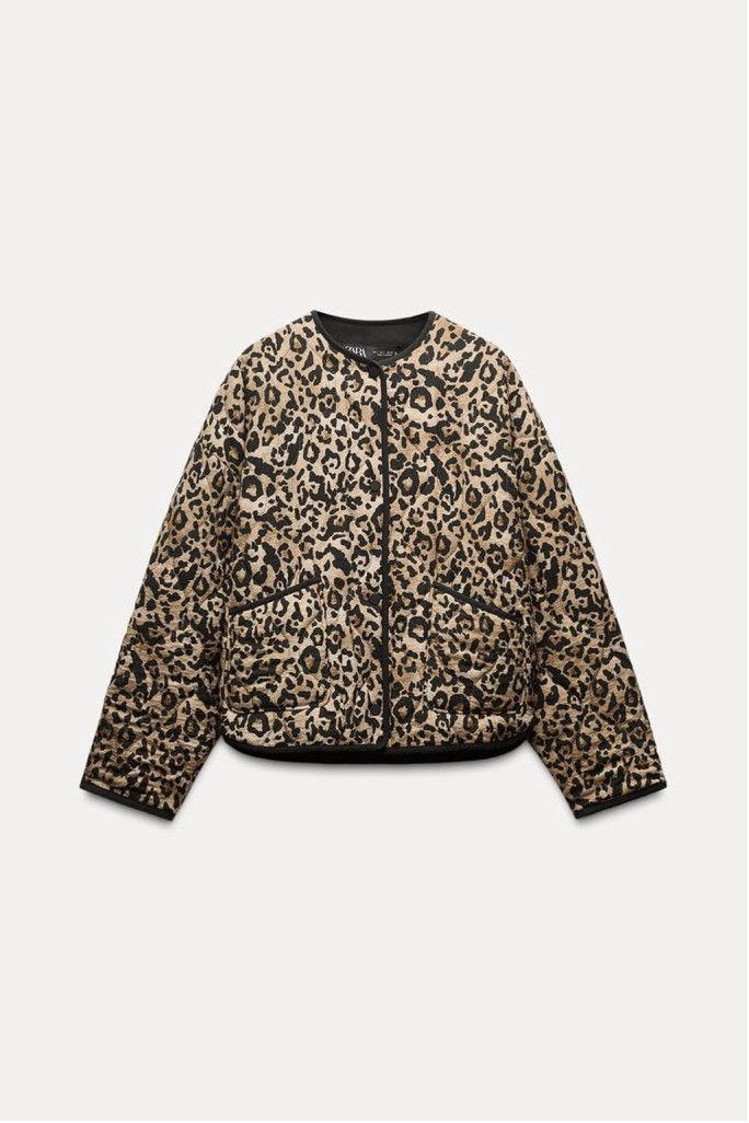 Zara Zara Animal Print Puffer Jacket Size S Size S / US 4 / IT 40 - 7 Thumbnail