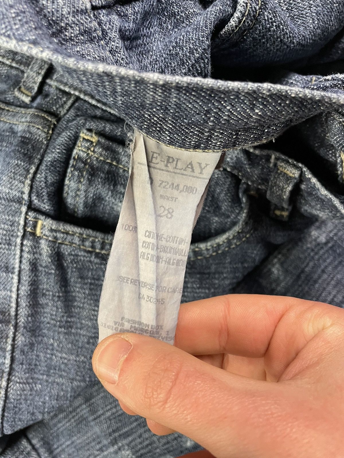 If Six Was Nine × Japanese Brand × Le Grande Bleu (L.G.B.) Vintage Y2K e Play Distressed denim Flared Jeans Pants Size US 28 / EU 44 - 6 Thumbnail