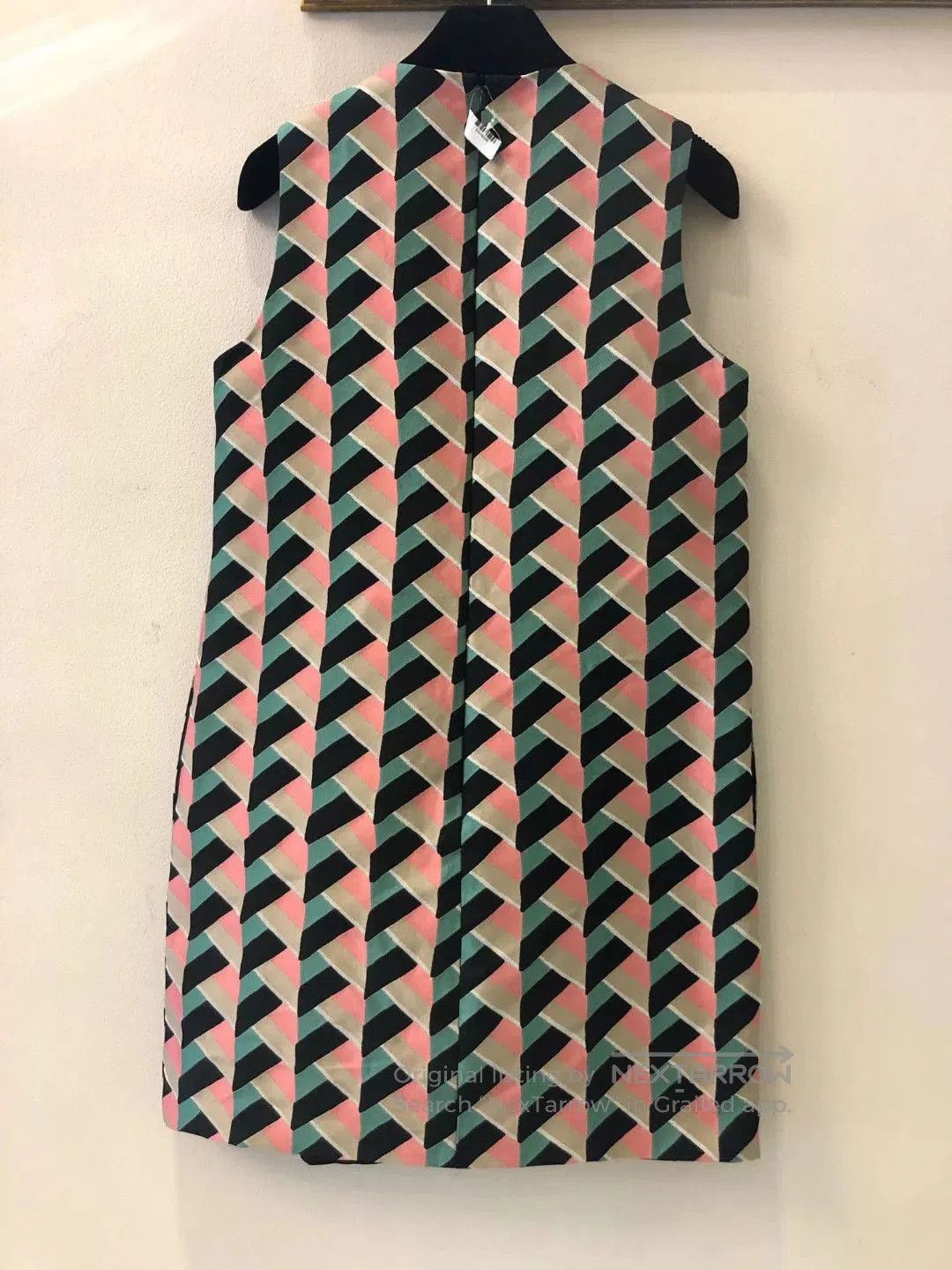 Valentino Valentino Colorful Herringbone Sleeveless Dress. Size S / US 4 / IT 40 - 2 Thumbnail