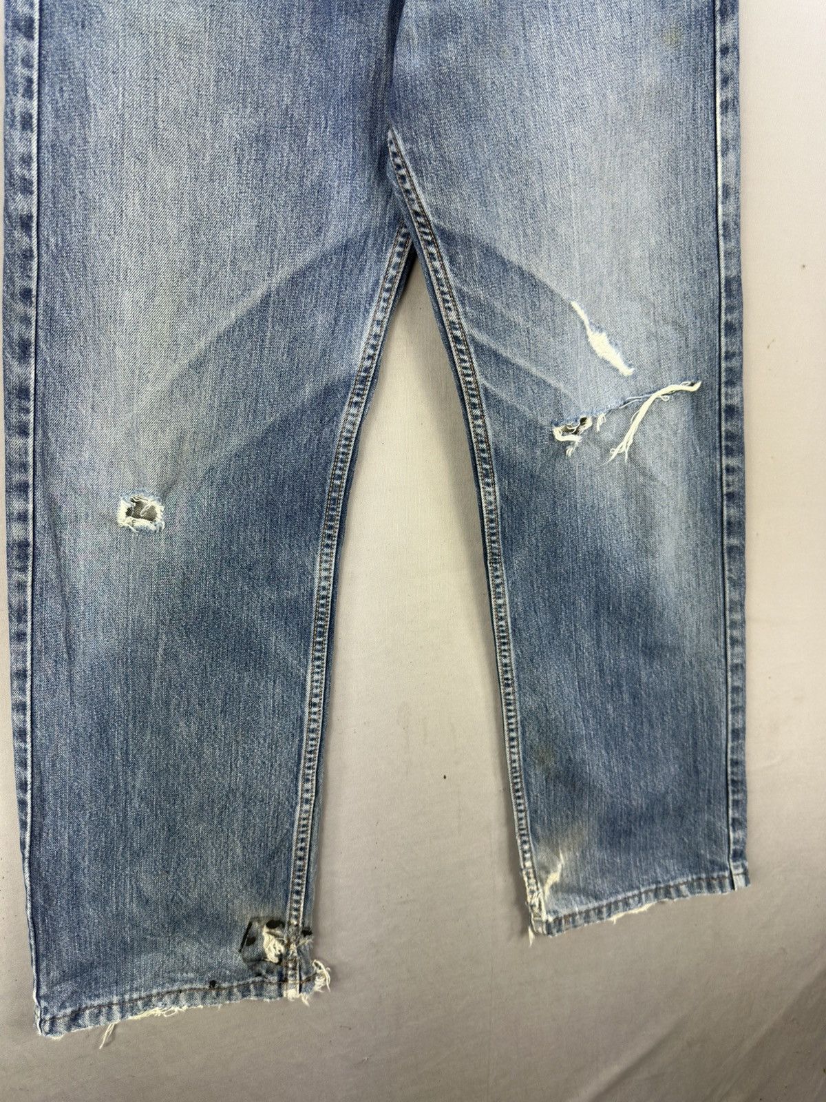 Levi's Vintage 90’s Levi’s 612 Orange Tab Distressed Jeans Size US 32 / EU 48 - 4 Thumbnail
