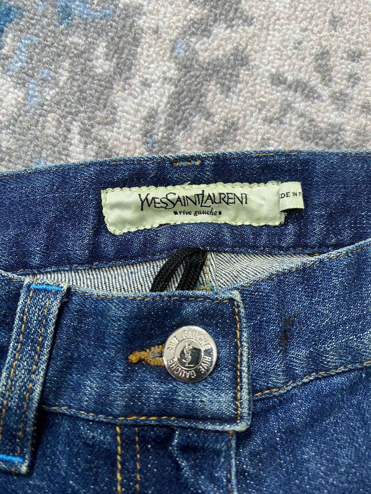Yves Saint Laurent Yvesaint Laurent Bootcut Denim Jeans Size US 28 / EU 44 - 5 Thumbnail