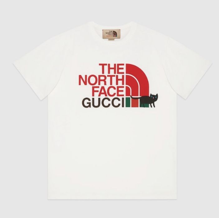 Gucci 🔥LIMITED🔥Gucci x North Face Logo Oversized T-Shirt | Grailed