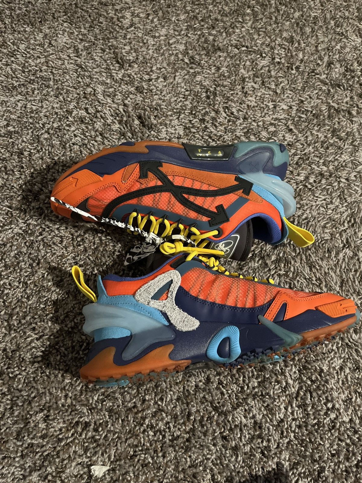 image of Off White Off-White Odsy-2000 Shoes in Orange, Men's (Size 9)