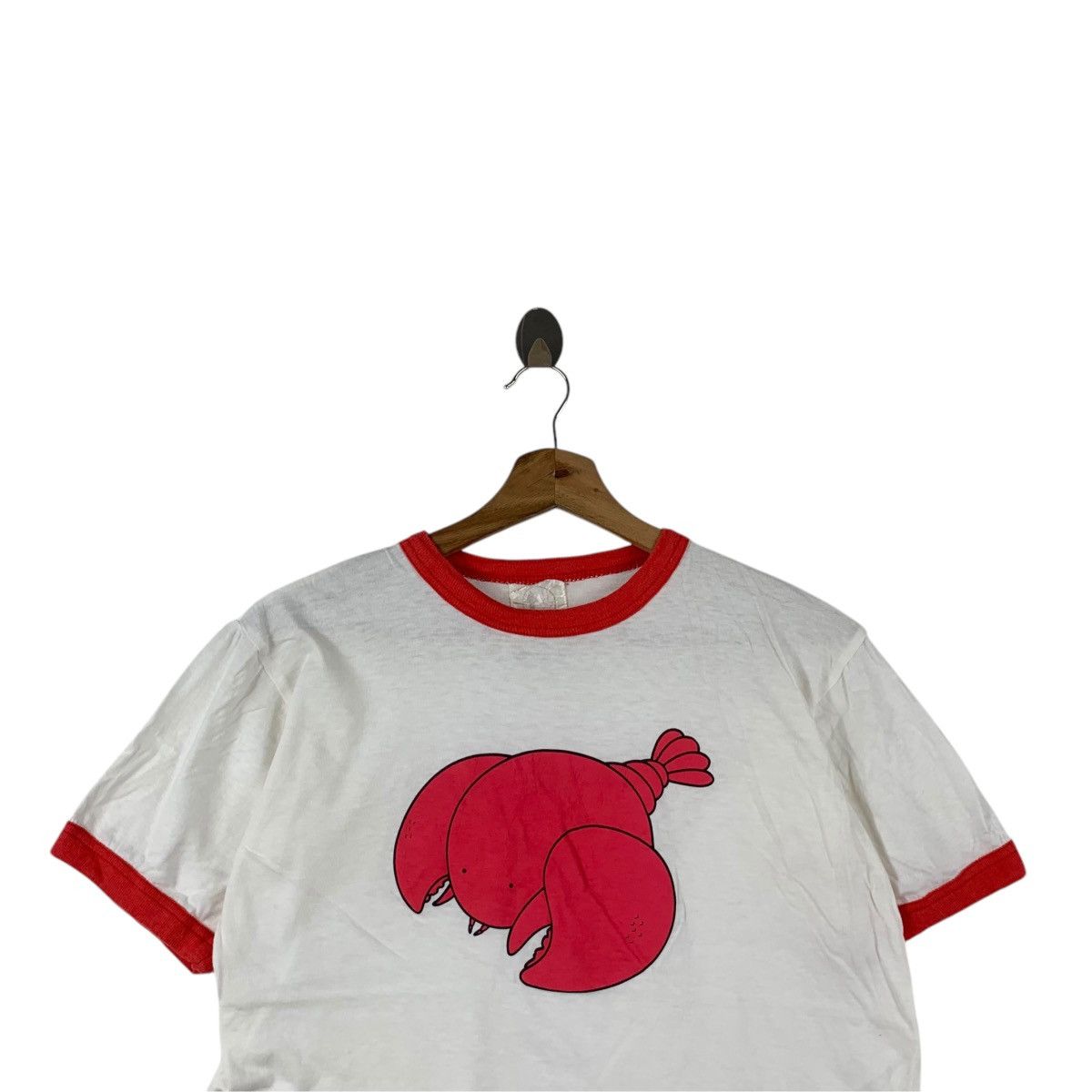 Vintage Vintage THE HIGH LOWS LOBSTER Matsumoto Hitoshi Tee Shirt Size US XS / EU 42 / 0 - 2 Thumbnail