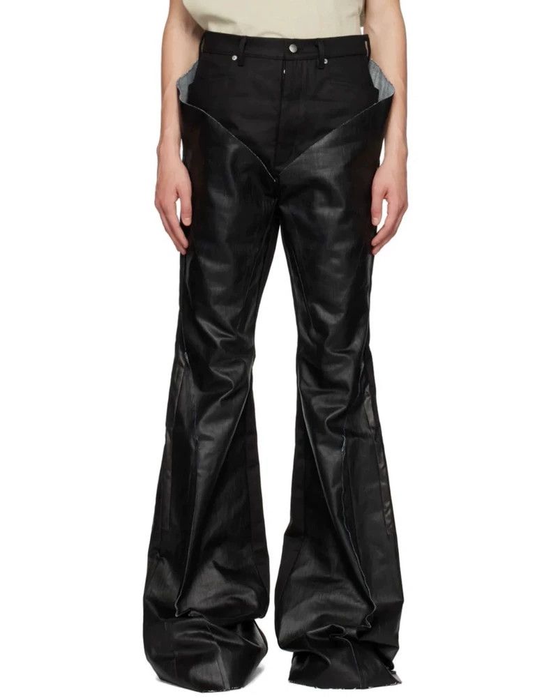 Rick Owens Rick Owens Patchwork Wax High Rise Flared Jeans Size US 36 / EU 52 - 6 Thumbnail