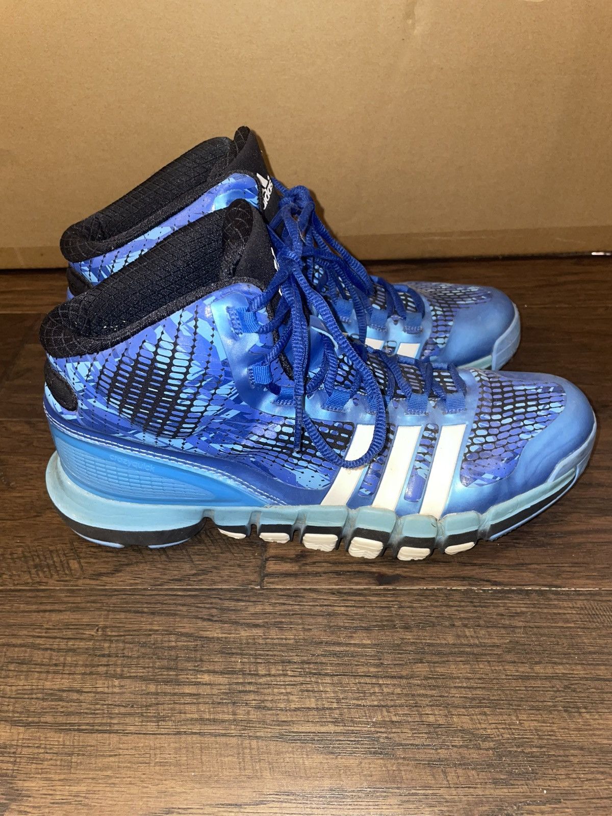 Adidas Adidas Crazyquick Adipure Triple Blue Size US 10 / EU 43 - 3 Thumbnail
