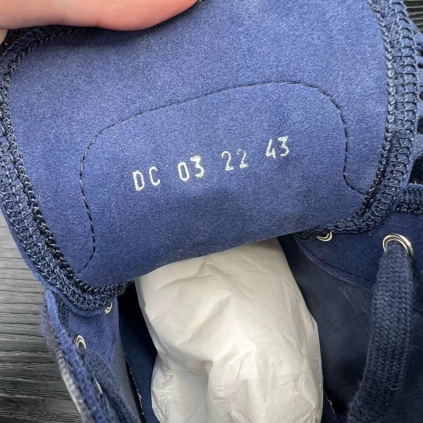 Dior Dior B23 Navy Blue Allover Print Size 43 Size US 10 / EU 43 - 7 Thumbnail