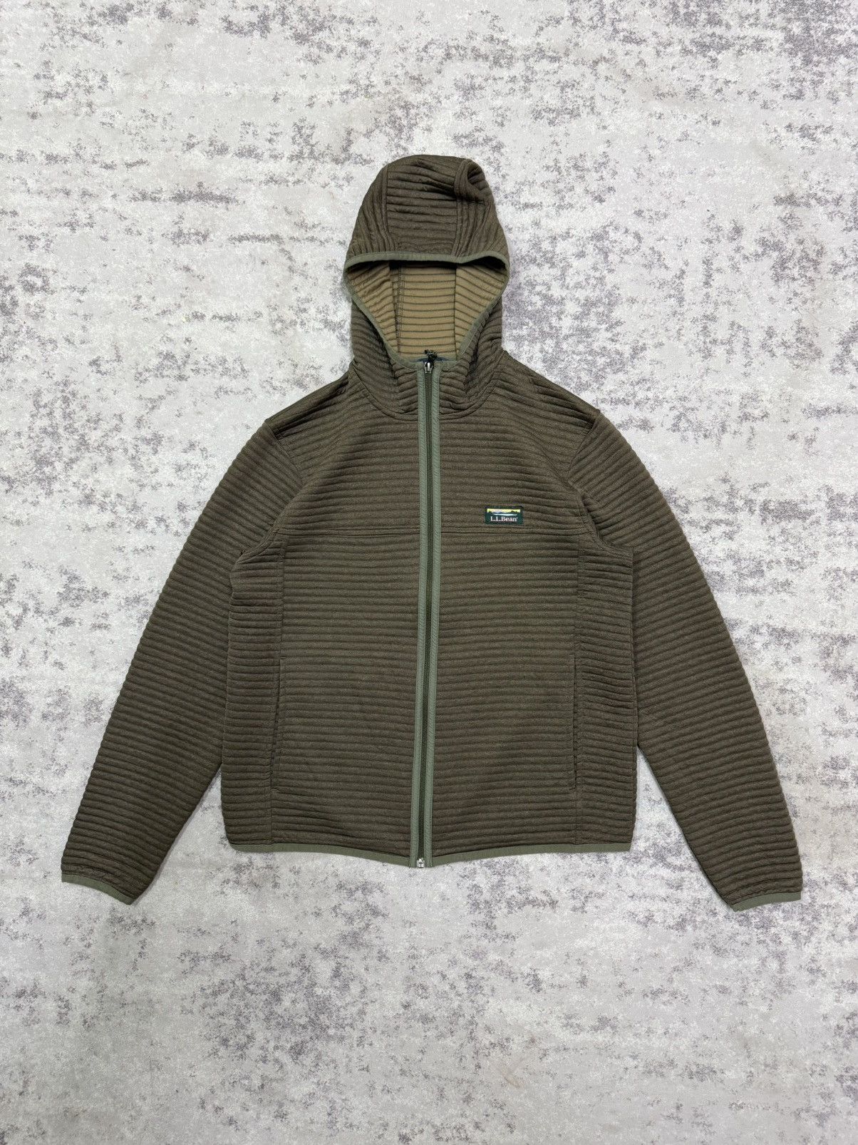 L.L. Bean L.L Bean Slightly Fitted Quilted Zip Up Outdoor Sweater Size US S / EU 44-46 / 1 - 3 Thumbnail
