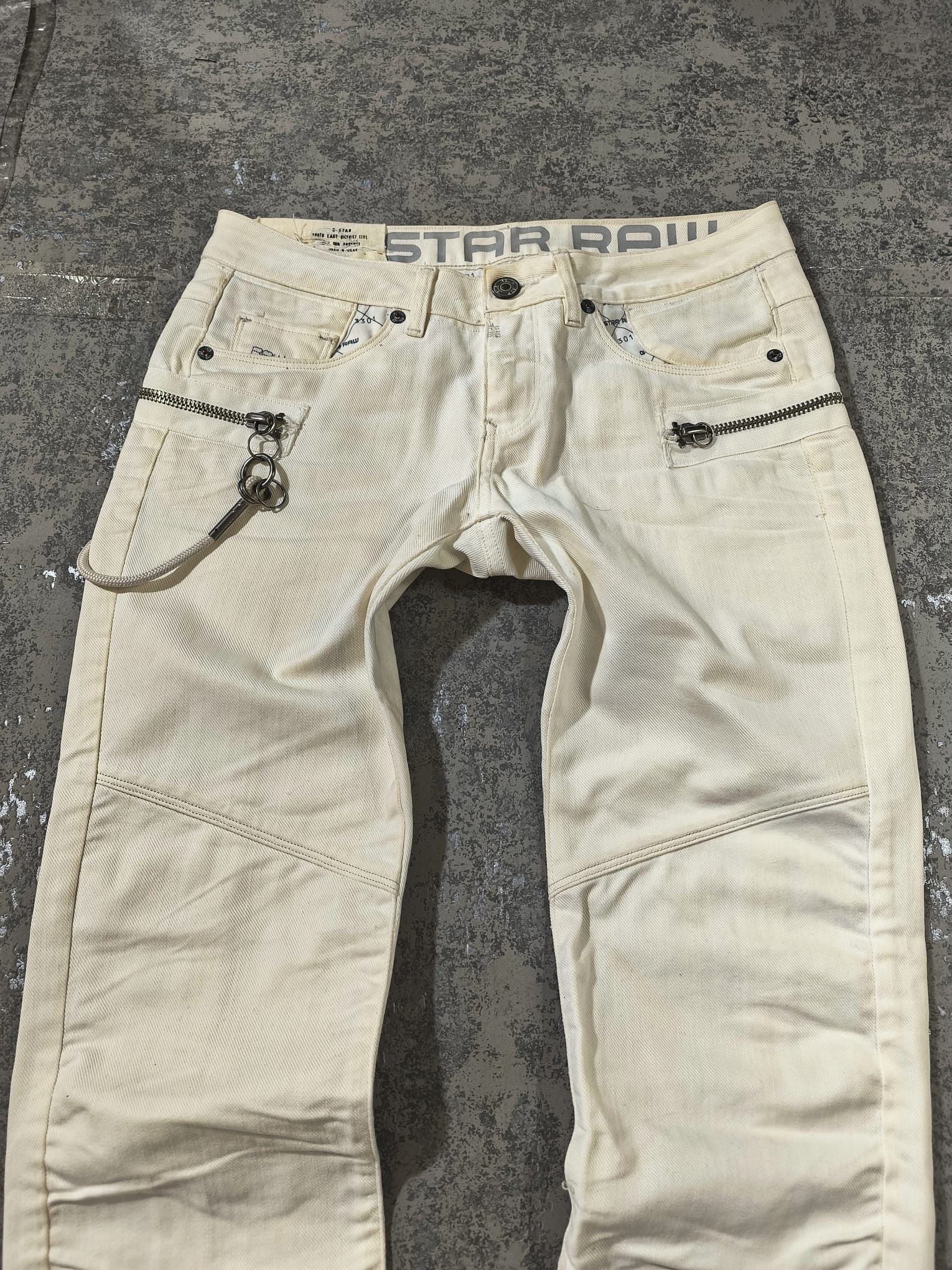 G-Star gstar avantgarde moto straight lowrise biker jeans Size 30" / US 8 / IT 44 - 12 Thumbnail
