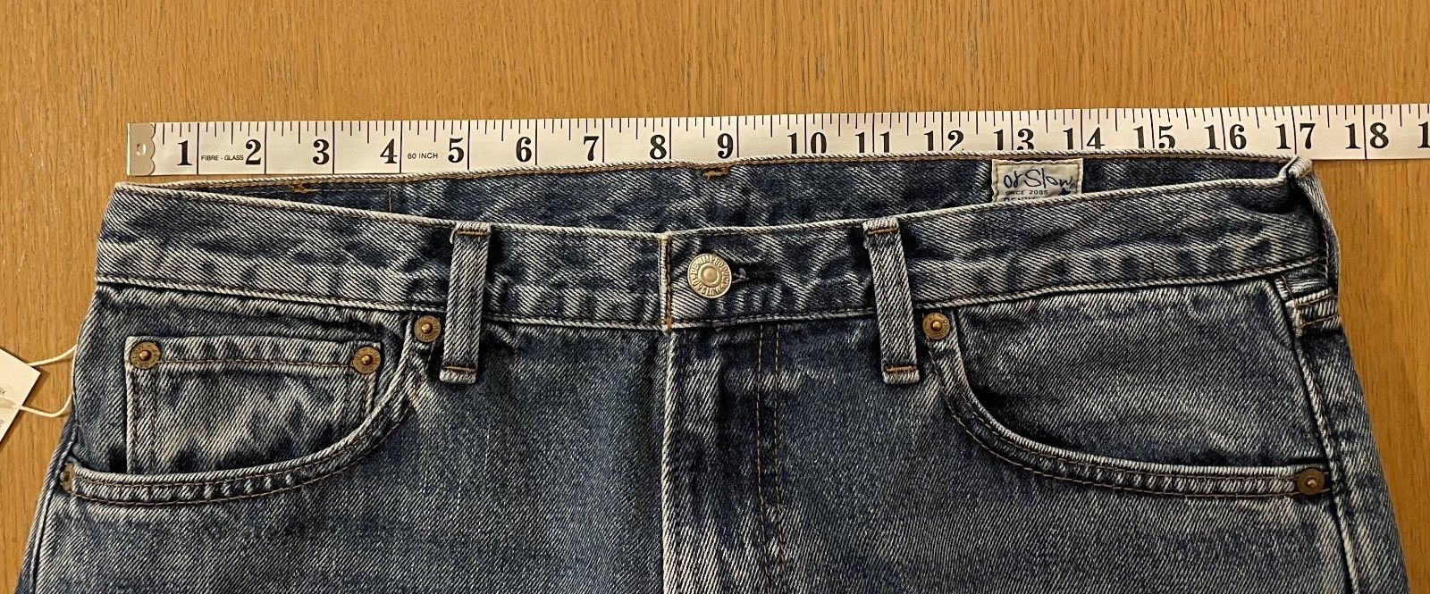 Orslow orSlow 101 Dad's Fit Denim Used Wash ARKnets Special Size 3 Size US 34 / EU 50 - 6 Thumbnail