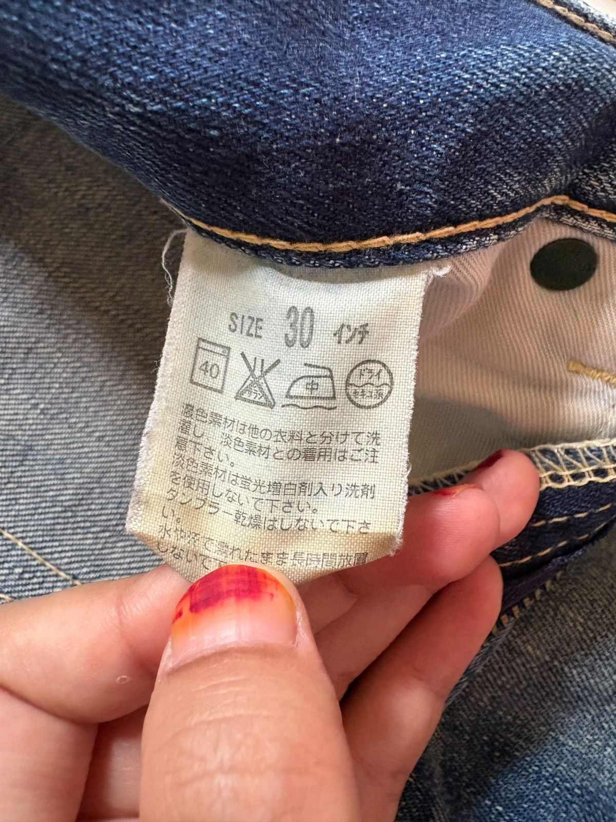 Levi's Vintage 90s Levis 503 Selvedge Mud Wash Distress Baggy Jeans Size US 32 / EU 48 - 10 Thumbnail